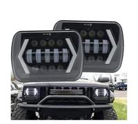Phare Phare Projecteur LED Étanche 7x6 5x7, Faisceau Hi-Lo DRL pour Nissan 240SX(s13) pour Patrol Y60 1980-1990 1991 1992 1993 1994 Accessoires Voiture Phares(2 Piece)