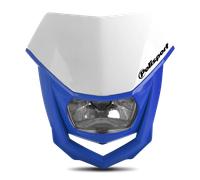 Polisport Halo Headlight Blanc,Bleu