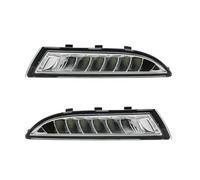 Phare pour Voitures Feu de Position latéral à LED Avant de Voiture, Clignotants ambrés et Feux de Jour DRL Blancs pour VW pour Scirocco 2008-2013 Lampes Phares Auto(White and Yellow)