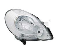 Phare principal avant gauche chromé H4/P21/5W avec feux de circulation diurnes pour modèle Kangoo II année de construction : 02/2008-07/2013