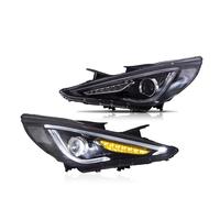 Phare principal Compatible Avec Hyundai Pour Sonata 2011 2012 2013 2014 Avec Clignotants Séquentiels Orange Pièces Automobiles Ensemble De Phares À Projecteur Demon Eye 2 Pièces