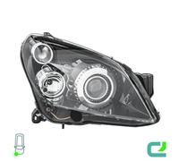 Phare Principal Droit Halogène/Bi-Xénon W5W HELLA Pour Opel Astra H (A04)