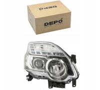 ABAKUS Phare Avant 215-11F1R-LDEM7 Pour Nissan Côté Droit Électrique Noir