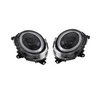 Phare Principal Pour BMW Pour Mini F55 F56 2014-2021 LED Complète DRL Signal Dynamique Lampe Frontale Bi Faisceau Xénon Phare Assemblage 2 Pièces Phares(For Halogen)