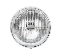 Phare-projecteur cyclo avant noir avec interrupteur diam 140mm entourage chrome