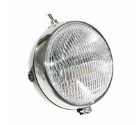 phare-projecteur cyclo compatible avec peugeot-mbk rond noir avec interrupteur -selection p2r-