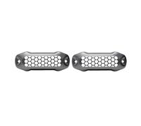 Phare Protecteur Masque Grille de protection pour feu auxiliaire de moto, accessoires pour BMW R 1300 GS Adventure 2024 2025 Housse de protection pour phare(Silver)