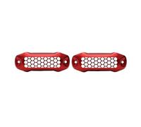 Phare Protecteur Masque Grille de protection pour feu auxiliaire de moto, accessoires pour BMW R 1300 GS Adventure 2024 2025 Housse de protection pour phare(Red)