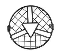 Phare Protecteur Masque Grille de protection pour phare avant de moto de 6,5 pouces, compatible avec les modèles pour Cafe Racer et Cruiser(Triangle Center)