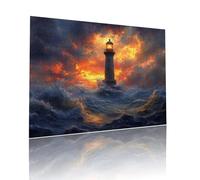 Phare Puzzle Adulte 3000 pièces Educa Puzzles Classiques Impossible Abstrait Je m'emmerdais Qualité Supérieure Mystery Challenge, avec Inclure Colle, pour Adultes Enfants Jeu éducatif 81x122cm t-71