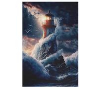 Phare - Puzzle en Bois Adulte 1000 P - Challenge Puzzles - Adultes Et Enfants À Partir De 12 Ans 78×53cm