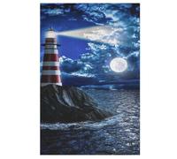 Phare Puzzles Adulte 1000 Pieces Cadeau Famille Puzzle Classique 3D EnfantsJouet en Bois Cadeau Unique （78×53cm）