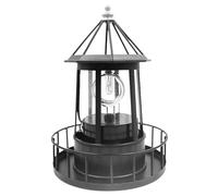 Phare solaire rotatif à DEL - Lampes solaires rotatives à DEL étanches | Lampe LED étanche rotative à 360° pour décoration de paysage, lampe de pelouse
