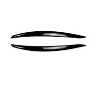 Phare Sourcil Pour BMW Série 3 E90 M3 E92 E93 2005-2008 Voiture Avant Phare Paupières Sourcils Oeil Couvercle Garniture Autocollant Accessoires(Glossy Black)