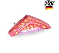Phare Stop Feux Phare Moto STR8 LED Rouge Approuvé Avec Lumière Plaque 67X42MM