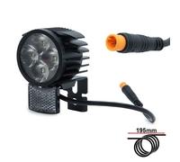 Phare Trottinette Électrique LED avec klaxon D-032 30-72V pour Smartgyro