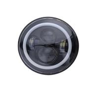 Phare Voiture 7 "phare Led De Voiture Pour Lada Niva 4x4 7 Pouces H4 Phares Led Yeux D'ange Pour Lada 4x4 Urbain Niva(1Piece Black b)