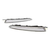 Phare Voiture Feu Antibrouillard DRL LED Avec Clignotant Jaune Dynamique, 2 Pièces, Pour Kuga Pour Escape 2013 2014 2015 2016 2017(White Yellow Blue,B)