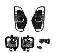 Phare Voiture Feu Antibrouillard LED DRL, Feu De Conduite Blanc Jaune Clignotant 12V Pour Nissan Pour Navara NP300 Frontier 2020 2021 2022(DRL LED FOG LIGHT B)