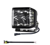 Phare Voiture Feux Travail Blancs À LED 100 W - Feux Antibrouillard Tout-terrain Ultra-lumineux Pour Camion SUV Bateau Feux Travail Lampe Conduite Nuit 12 V 24 V(1 Piece)