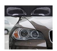 Phare Voiture pour BMW X5 E70 2007-2013 Voiture Phare Avant Verre Phares Transparent Abat-Jour Lampe Coquille E70 Phare Couverture Lentille Phare Coque(Left and Right)