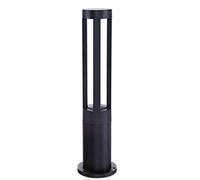 Phares à colonne d'extérieur classiques traditionnels, corps de lampe en aluminium, abat-jour en verre, lampe de pelouse étanche, lampe de colonne LED Garden Villa pleine d'espoir