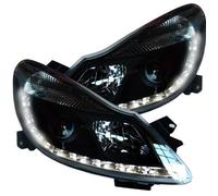 phares à LED diurnes, DragonLights, noir OPEL CORSA D 06->> noir pour: Opel Corsa D 3/5 portes 06-10