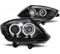 Phares Angel Eyes Combinés Tuning Tec Pour BMW Z4 E85 E86 02-08 Noir