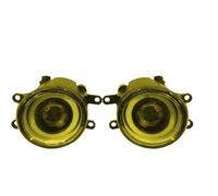 Phares Antibrouillard Auto Pour Toyota Pour Alphard Pour Vellfire 2015-2022 2 Pièces Voiture 30W H11 LED COB Antibrouillard Angel Eye Lumière Du Jour DRL(Yellow)