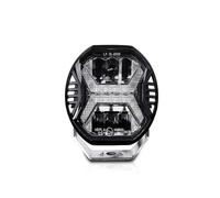 Phares Antibrouillard Barre Lumineuse De Travail À LED 12 V Feu De Jour Ambré 4 Pouces pour Jeep pour Tout-Terrain pour Bateau pour Tracteur Camion 4x4 SUV ATV Feu Antibrouillard(Amber DRL 1pcs)