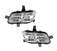 Phares Antibrouillard Compatible Avec Chery Pour Jetour Pour X70 X70S 2018 2019 2020 2021 Feu De Brouillard Pare-chocs Avant Feu De Circulation Diurne Cadre De Couverture De Lampe(1 pair)