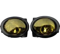 Phares antibrouillard JOM pour BMW Série 3 E46/ M3 + E39/ M5 jaune avec cadre
