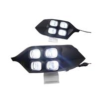 Phares Antibrouillard Lot De 2 Feux De Jour À LED pour Mitsubishi pour Pajero Sport 2016-2018 Feux Antibrouillard DRL Étanches ABS 12 V Feu Antibrouillard