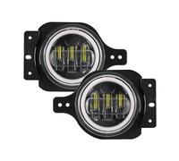 Phares Antibrouillard Phares Antibrouillard Voiture avec Anneau Halo Angel Eyes pour Jeep pour Wrangler JL 2018-2022 2023 NE Convient Pas Au Pare-Chocs du 10e Anniversaire Feu Antibrouillard