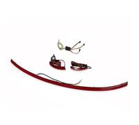Phares ArrièRe Voiture A6 A7 A8 D4 D5 C8 à travers le coffre arrière lampe LED clignotant largeur lumière modifiée nouveau Streamer à travers le feu arrière Voiture arrière feu(Red)