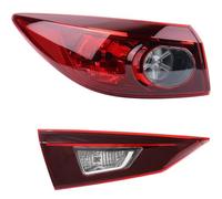 Phares ArrièRe Voiture Pour Mazda 3 Pour Axela 2014 2015 2016 2017 2018 Feu Arrière Avec Feu Stop Latéral Gauche/droit Voiture arrière feu(Left-2 piece)