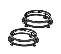 Phares Avant 2 Pièces pour Suzuki pour Samurai pour Offroad 4x4 Ensemble Phares Voiture Universels 7 Pouces Phares À LED Hi Low H4 Halo Angle Eyes DRL Phare Feux Avants(Only 2pc Bracket)