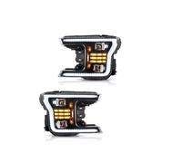 Phares Avant 2018-2020 Pour Ford Pour F150 13e Génération Phares LED Avec Projecteur À Double Faisceau Noir Ensemble de phare
