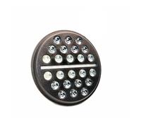 Phares Avant Assemblage Phare LED Rond Universel De 7 Pouces Pour Motos Feu De Jour Blanc Fin 52 W