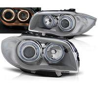 Phares avant compatibles avec BMW Série 1 E81 E87 E82 E88 2004 2005 2006 2007 2008 2009 2010 2011 GV-1207 - Feux avant - Phare avant - Côté conducteur et passager - Chromé