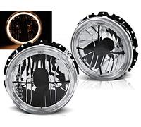 Phares avant compatibles avec Volkswagen Golf 1 1974 1975 1976 1977 1978 1979 1980 1981 1982 1983 GV-1708 chromés