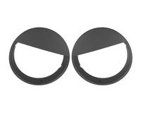 Phares Avant Coque Paire De Caches De Phares Noirs Mats Compatibles Pour Jeep Pour Wrangler TJ 1997-2007 OUSDUO