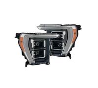 Phares avant de voiture compatibles avec Ford F150 Raptor 2021-2023, feux de jour, clignotants dynamiques, feux de route, lentille de projecteur