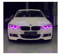Phares Avant Ensemble pour BMW Série 3 F30 F31 LCI Red Angel Eyes DRL 63117419619 63117419620 63117419610 Module De Cartes LED Bleu Jaune Phare Avant Ensemble(Purple)