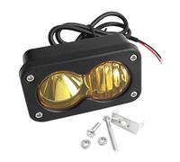 Phares Avant Kit Phares LED 20W Étanche pour sur-Ron pour Segway pour Talaria avec Interrupteur Faisceau Large Blanc Projecteur Moto(Yellow)