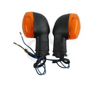 Phares Avant LED Clignotant Avant Ou Arrière Moto 1 Paire/2 Paires Lentille Claire/Orange pour YZF R1 R6 FZ1 FZ6 XJ6 Plastique ABS LED Moto Phare(1 Pair Orange)