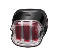 Phares Avant LED Feu Stop Arrière LED pour Motos Approuvé Dot Mark pour Sportster XL883 XL1200 Softail Touring Road LED Moto Phare(01 Chrome)