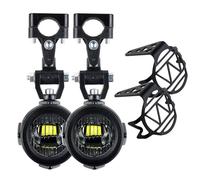 Phares Avant LED Feux Auxiliaires D'assemblage Lampe À LED pour BMW R1200GS F800GS F700GS F650 K1600 Feux Antibrouillard Conduite Universels pour Motos LED Moto Phare(Light Cover)