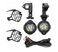 Phares Avant LED Lampe Auxiliaire LED pour Motos Phare Antibrouillard pour BMW R1200GS F800GS ADV Lampe Conduite LED Moto Phare(Set)
