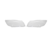 Phares Avant Lentille pour BMW Série 3 E90 E91 2005-2009 Phares Halogènes Avant De Voiture Abat-Jour Couvercle De Phare De Voiture Phare Boîtier Transparent(A Pair)